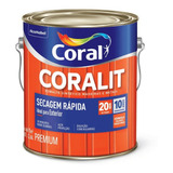 Esmalte Sintético Coralit Secagem Rápida Brilhante Branco 3 