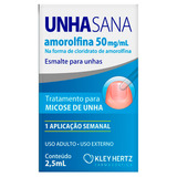 Esmalte Unha Sana Antimicótico 50mg ml Com 2 5ml Amorolfina