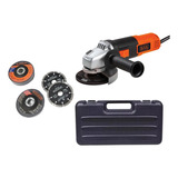 Esmerilhadeira 820w 4 1 2 12 Discos Maleta Corte Polimento