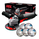 Esmerilhadeira Angular 4 1 2 830w 9004 Skil 5 Discos 127v
