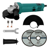 Esmerilhadeira Lixadeira Angular 4 1 2 900w Tssaper Disco