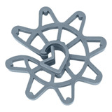 Espaçador Circular Plástico Ferragem Concreto 15mm 1 500un