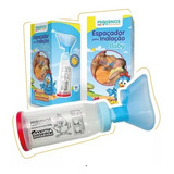 Espaçador De Medicamento Aerosol Infantil Inalação Criança Cor Vermelho