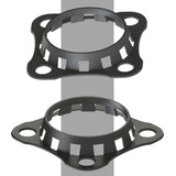 Espaçador P Piso Industrial Malha Pop H 25mm Com 100und 