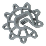 Espaçadores De Concreto 2 5cm Circular Roseta 1000 Unidades