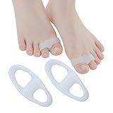 Espaçadores De Dedos Espaçador De Pé De Silicone Para Dedos Dos Pés Separadores Ortopédicos Reutilizáveis Do Dedo Do Pé Alisador Portátil Do Dedo Do Pé Para Dedos Corretos Alívio Do Thaely