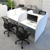 Espaço De Trabalho Call Center Para 4 Pessoas 1 87m Brancof5