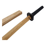 Espada Boken Treino De Movimentos Katana De Madeira Bainha