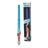 Espada Brinquedo Bastão Sabre Retrátil Luz Som Infantil Jedi Cor Azul