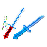 Espada Brinquedo Picareta Minecraft Com Som