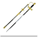 Espada Decorativa Maçônica Cavaleiro Templário Bainha Em Aço