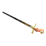 Espada Decorativa Rei Salomão Com Suporte De Parede Coleção