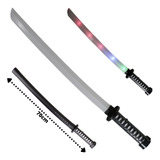 Espada Katana De Brinquedo Samurai Som E Luz