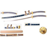 Espada Katana Ronin Cerimonial Shogun Azul