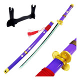 Espada Katana Roronoa Zoro Enma Lâmina De Bambu One Piece
