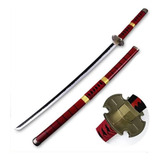 Espada Katana Roronoa Zoro Sandai Kitetsu Bambu One Piece