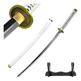 Espada Katana Roronoa Zoro Wado Bambu One Piece C Suporte