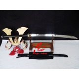 Espada Longa Nodachi Katana Samurai Afiada Corte Aço 9260