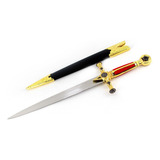 Espada Maçonica Punhal Com Bainha Templários Medieval