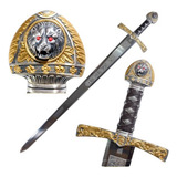 Espada Medieval Cruzada Ricardo Coração De Leão Marto Toledo