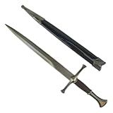 Espada Medieval Isildur O Senhor Dos Anéis- Réplica Decorativa Com Bainha- Lâmina E Punho Detalhados