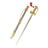 Espada Medieval Siegfried Caçador Dragão Dourada 94cm Inox