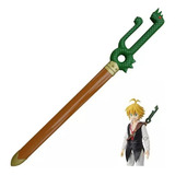 Espada Meliodas Quebrada The Seven Deadly Sins Anime Cosplay Cor Marrom