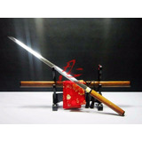 Espada Ninja Katana Shirasaya Original Afiada Aço Aisi1095