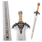 Espada Pai Do Conan Inox Tamanho Real Suporte De Parede