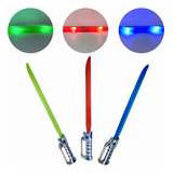 Espada Sabre De Luz Com Som Star Wars Divertido Infantil Cor Vermelho