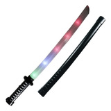 Espada Samurai Ninja Som E Luz Sensor De Movimento + Pilhas