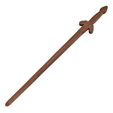 Espada Tai Chi Madeira Reta 91cm Para Treino Kung Fu