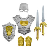 Espadas Escudo Máscara De Brinquedo Medieval Toy Master