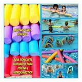 Espaguete Flutuador Boia Macarrão Kit Com 15 brindes P piscina Natação Hidroginastica Muito Mais Lazer Direto Da Fabrica
