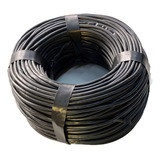 Espaguete Tubo Isolamento Liso 4mm 100 Metros Pvc Preto