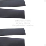 Espaguete tubo Termo Retrátil Isolamento 30mm Preto 2 Metros