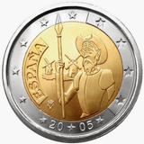 Espanha 2005 Don Quixote 2 Euros Com F C