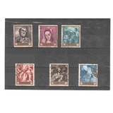 Espanha Série Pintores Famosos El Greco 6 Selos Ano 1961