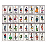 Espanha Trajes Típicos 1967 A 1971 S completa