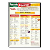 Espanhol 3 Vocabulário De Andréa Barros Editora Resumao Capa Mole Em Português 2011