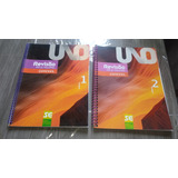Espanhol Uno Apostilas De Revisão Cadernos 1 E 2 sem Uso