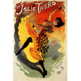 Espanhola Dança Flamenca Castanholas Espanha Poster
