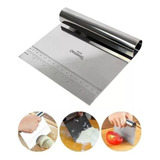 Espatula Cortar Raspar Massa Legume Confeiteiro Padeiro Inox