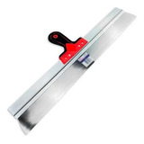 Espátula De Aço Inox 60cm Para Massa Corrida Gesso Drywall