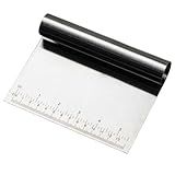 Espátula De Inox 12x15cm Genérico Multiuso Para Massas Bolo E Corte Com Régua Medidora Resistente E Fácil De Limpar