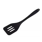 Espátula De Silicone Chapeiro Vazada Fritura 28 3 CM Preto 