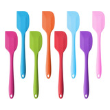 Espatula De Silicone Color Reforçada 28 Cm 3 Unidades Cor Colorida