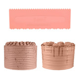 Espátula Decorativa 2 P Corte Decorar Torta Pasta Americana