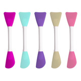 Espátula Dupla De Silicone Aplicação Máscara Skincare 1 Und