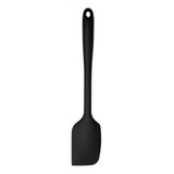Espátula Grande De Silicone Antiaderente 28 5cm Mimo Style Cor Preto